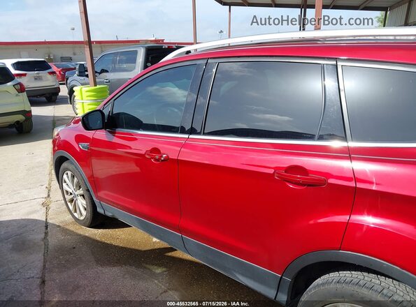 1FMCU0J93HUE94420 2017 FORD ESCAPE Red უკანა სალონის ხედი