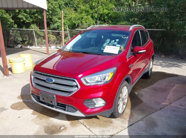 1FMCU0J93HUE94420 2017 FORD ESCAPE Red წინა ხედი