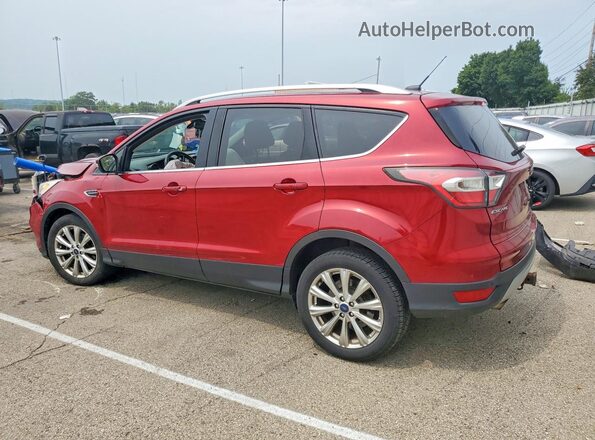 1FMCU0J94HUB00536 2017 FORD ESCAPE Красный Задняя левая четверть
