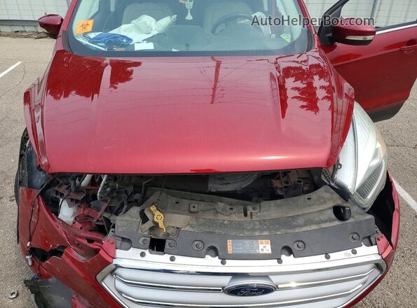 1FMCU0J94HUB00536 2017 FORD ESCAPE Красный Вид подкапотного пространства