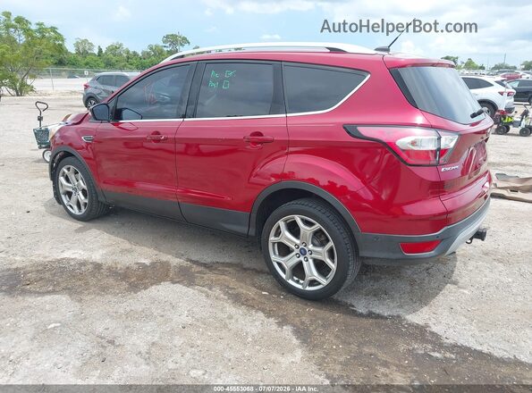 1FMCU0J94HUE01792 2017 FORD ESCAPE Бордовый Задняя левая четверть