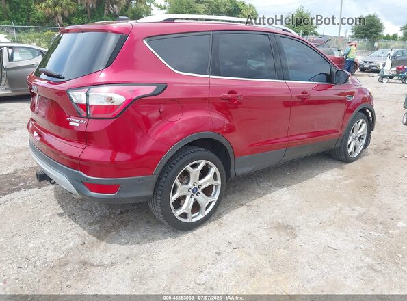 1FMCU0J94HUE01792 2017 FORD ESCAPE Бордовый Задняя правая четверть