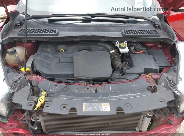 1FMCU0J94HUE01792 2017 FORD ESCAPE Бордовый Вид сзади
