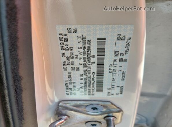 1FMCU0J95GUA74429 2016 FORD ESCAPE Белый Вид наклейки с VIN-кодом