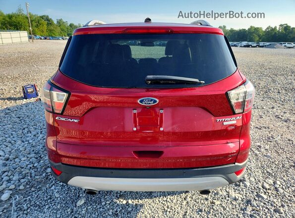 1FMCU0J95HUD72416 2017 FORD ESCAPE Red Rear view