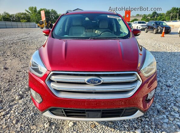 1FMCU0J95HUD72416 2017 FORD ESCAPE Red Front view