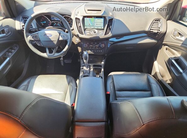 1FMCU0J95JUA04792 2018 FORD ESCAPE Red Առջևի վահանակի տեսք