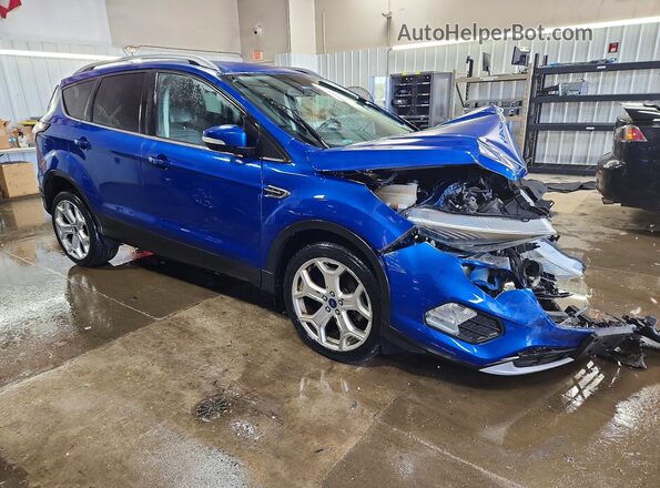 1FMCU0J96HUD91475 2017 FORD ESCAPE Blue Передня права чверть