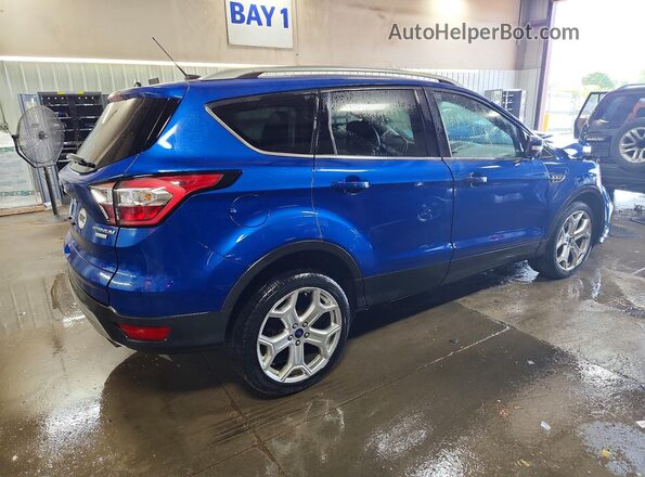 1FMCU0J96HUD91475 2017 FORD ESCAPE Blue Задня права чверть