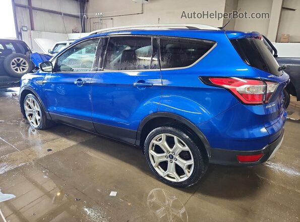 1FMCU0J96HUD91475 2017 FORD ESCAPE Blue Задня ліва чверть
