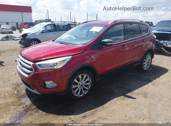 1FMCU0J96HUE93035 2017 FORD ESCAPE Red Vista tres cuartos delantera izquierda