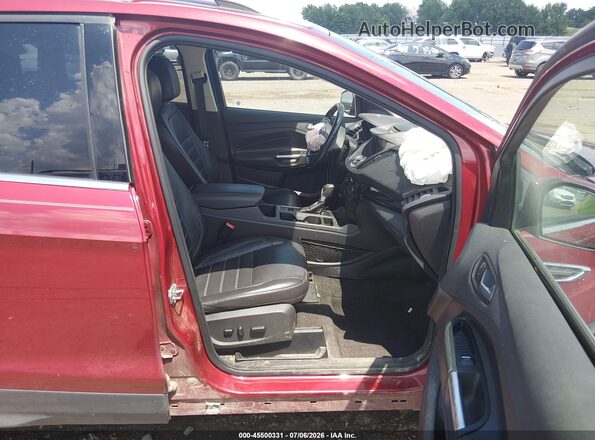1FMCU0J96HUE93035 2017 FORD ESCAPE Red Vista interior delantera