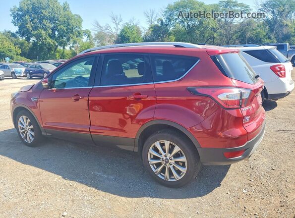 1FMCU0J96HUF07726 2017 FORD ESCAPE Maroon Tył lewy