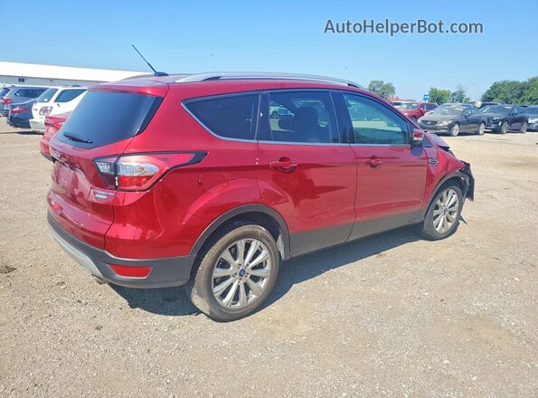 1FMCU0J96HUF07726 2017 FORD ESCAPE Maroon Tył prawy