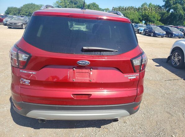 1FMCU0J96HUF07726 2017 FORD ESCAPE Maroon Widok z tyłu