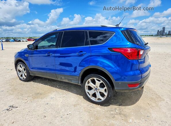 1FMCU0J96KUB33044 2019 FORD ESCAPE Blue Задня ліва чверть
