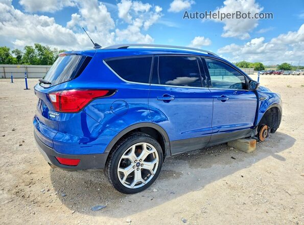 1FMCU0J96KUB33044 2019 FORD ESCAPE Blue Задня права чверть