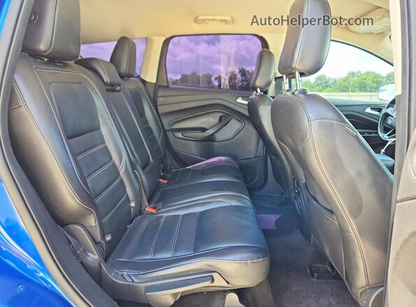 1FMCU0J96KUB33044 2019 FORD ESCAPE Blue Вид задньої частини салону