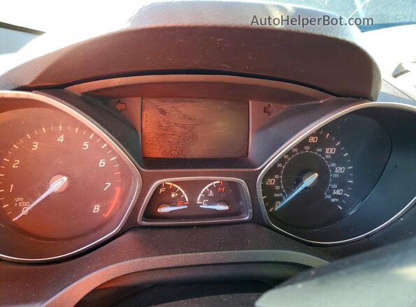 1FMCU0J97GUB71521 2016 FORD ESCAPE Black Вид щитка приладів