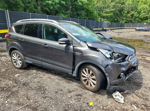 1FMCU0J97HUD90643 2017 FORD ESCAPE Black Przód prawy