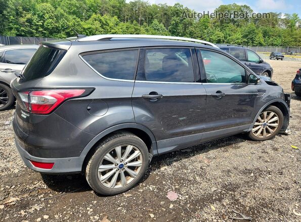 1FMCU0J97HUD90643 2017 FORD ESCAPE Black Tył prawy