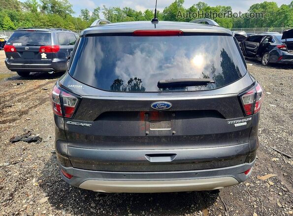 1FMCU0J97HUD90643 2017 FORD ESCAPE Black Widok z tyłu