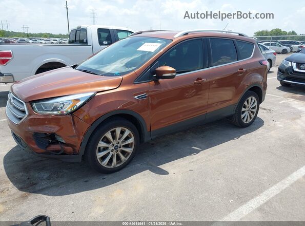 1FMCU0J97HUE42840 2017 FORD ESCAPE Orange Przód lewy