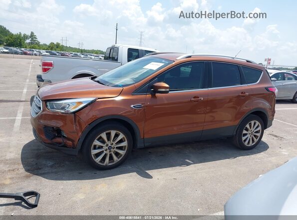 1FMCU0J97HUE42840 2017 FORD ESCAPE Orange Widok wnętrza 360 stopni