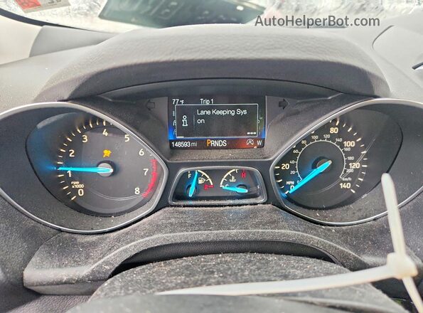 1FMCU0J97JUB72546 2018 FORD ESCAPE Silver Սարքավորումների վահանակի տեսք