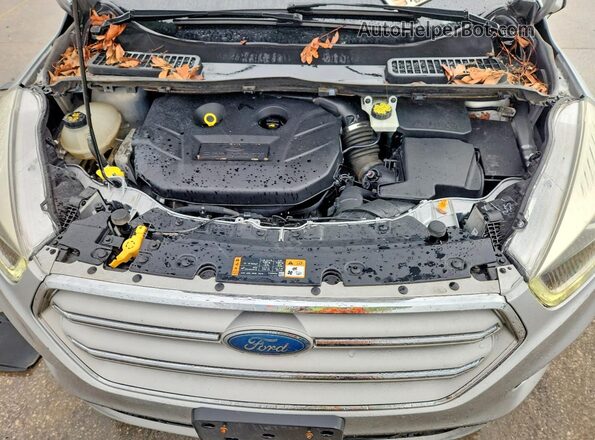 1FMCU0J97JUB72546 2018 FORD ESCAPE Silver Շարժիչի բաժամունքի տեսք