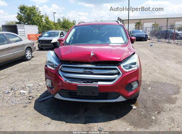 1FMCU0J98HUB81301 2017 FORD ESCAPE Красный Вид щитка приборов