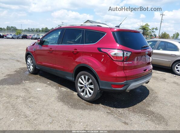 1FMCU0J98HUB81301 2017 FORD ESCAPE Красный Задняя левая четверть
