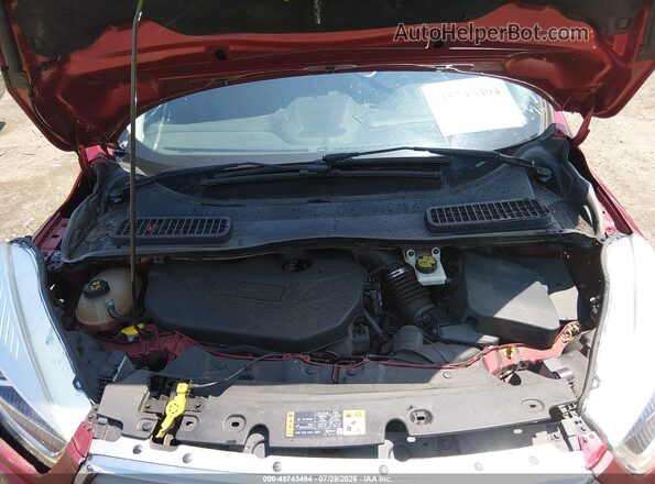 1FMCU0J98HUB81301 2017 FORD ESCAPE Красный Вид сзади