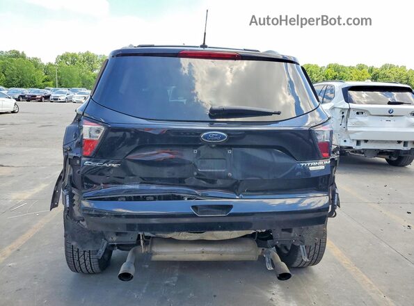 1FMCU0J98HUD37692 2017 FORD ESCAPE Черный Вид сзади