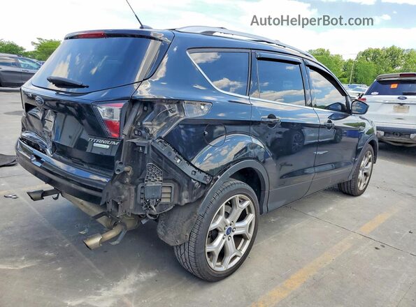 1FMCU0J98HUD37692 2017 FORD ESCAPE Черный Задняя правая четверть