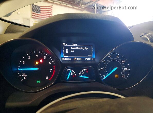 1FMCU0J98JUC84739 2018 FORD ESCAPE Silver Vista del cuadro de instrumentos