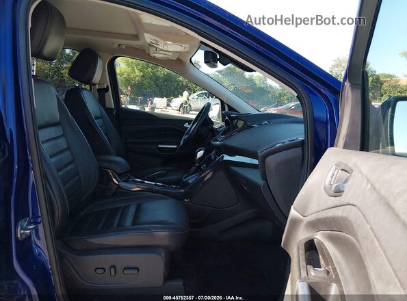 1FMCU0J99GUC40340 2016 FORD ESCAPE Blue წინა სალონის ხედი