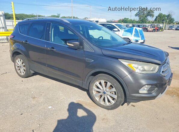 1FMCU0J99HUD87050 2017 FORD ESCAPE Угольный Передняя правая четверть
