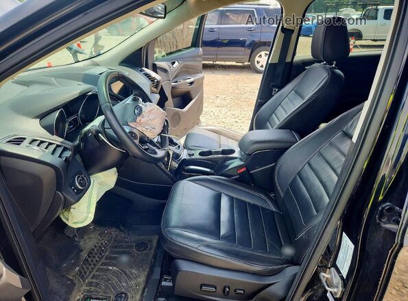 1FMCU0J9XGUA03968 2016 FORD ESCAPE Черный Вид салона спереди
