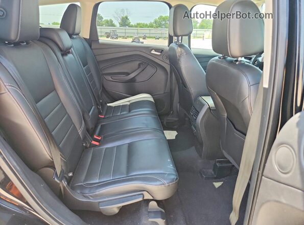 1FMCU0J9XGUB71626 2016 FORD ESCAPE Black უკანა სალონის ხედი