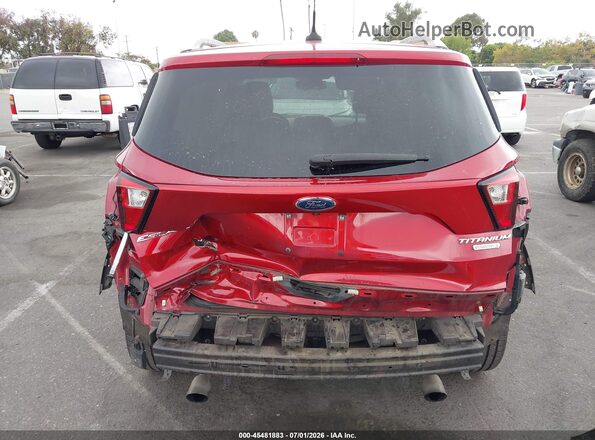 1FMCU0J9XKUA54945 2019 FORD ESCAPE Red Vista frontal