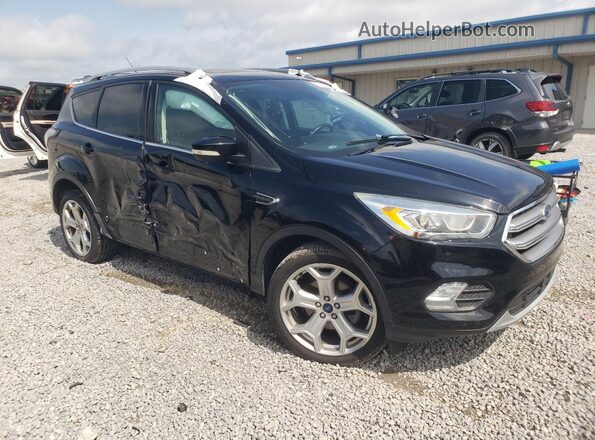 1FMCU0JD0HUC08995 2017 FORD ESCAPE Black Przód prawy