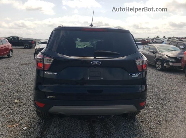 1FMCU0JD0HUC08995 2017 FORD ESCAPE Black Widok z tyłu