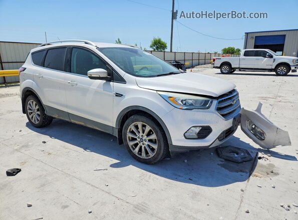 1FMCU0JD0HUC27207 2017 FORD ESCAPE White Delantero derecho