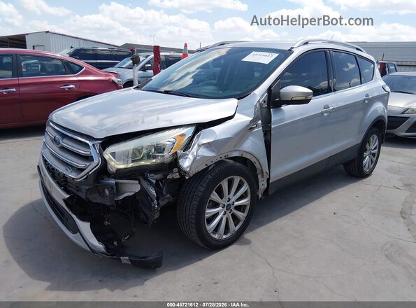 1FMCU0JD0HUC84488 2017 FORD ESCAPE Gray Przód lewy