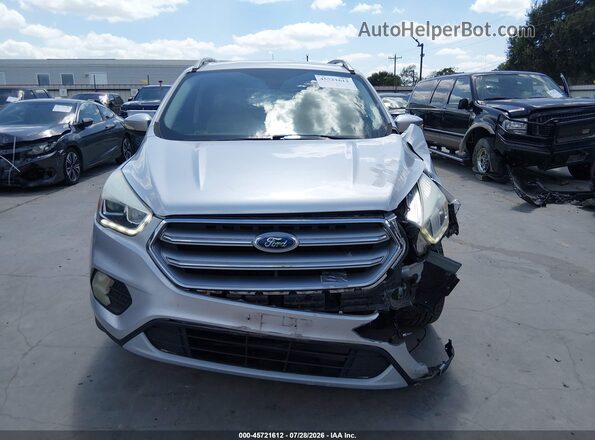 1FMCU0JD0HUC84488 2017 FORD ESCAPE Gray Widok zestawu wskaźników