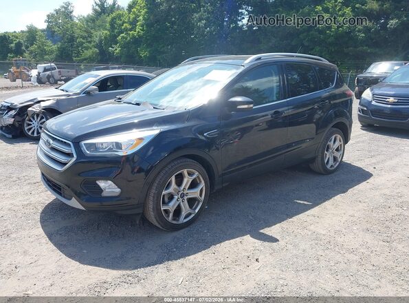 1FMCU0JD0HUD92268 2017 FORD ESCAPE Black Przód lewy