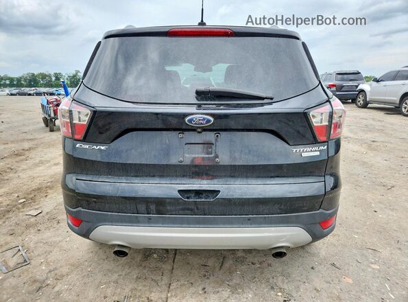 1FMCU0JD1HUA02892 2017 FORD ESCAPE Black Вид ззаду
