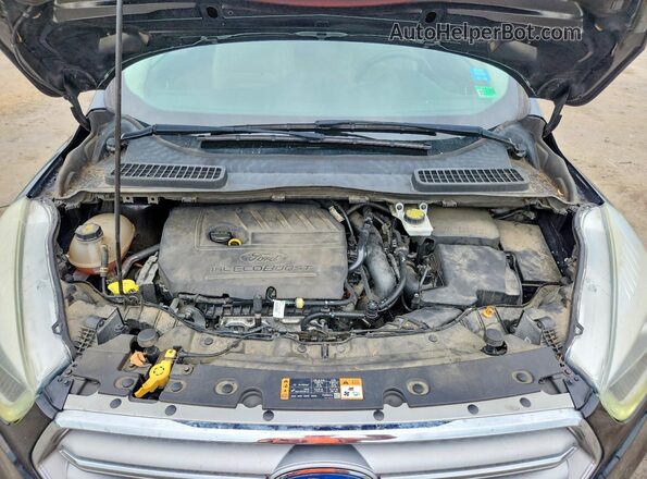 1FMCU0JD1HUA02892 2017 FORD ESCAPE Black Вид підкапотного простору