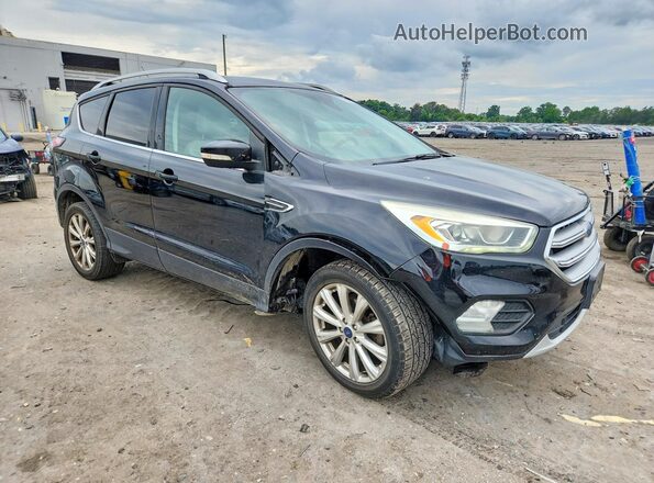 1FMCU0JD1HUA02892 2017 FORD ESCAPE Black Передня права чверть